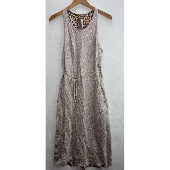 Raquel Allegra Anais Bias Cut Leopard Print Dress Size 1 US Medium - Picture 4 of 10